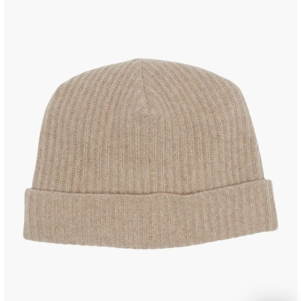 Portolano cashmere beanie hat NEW $120